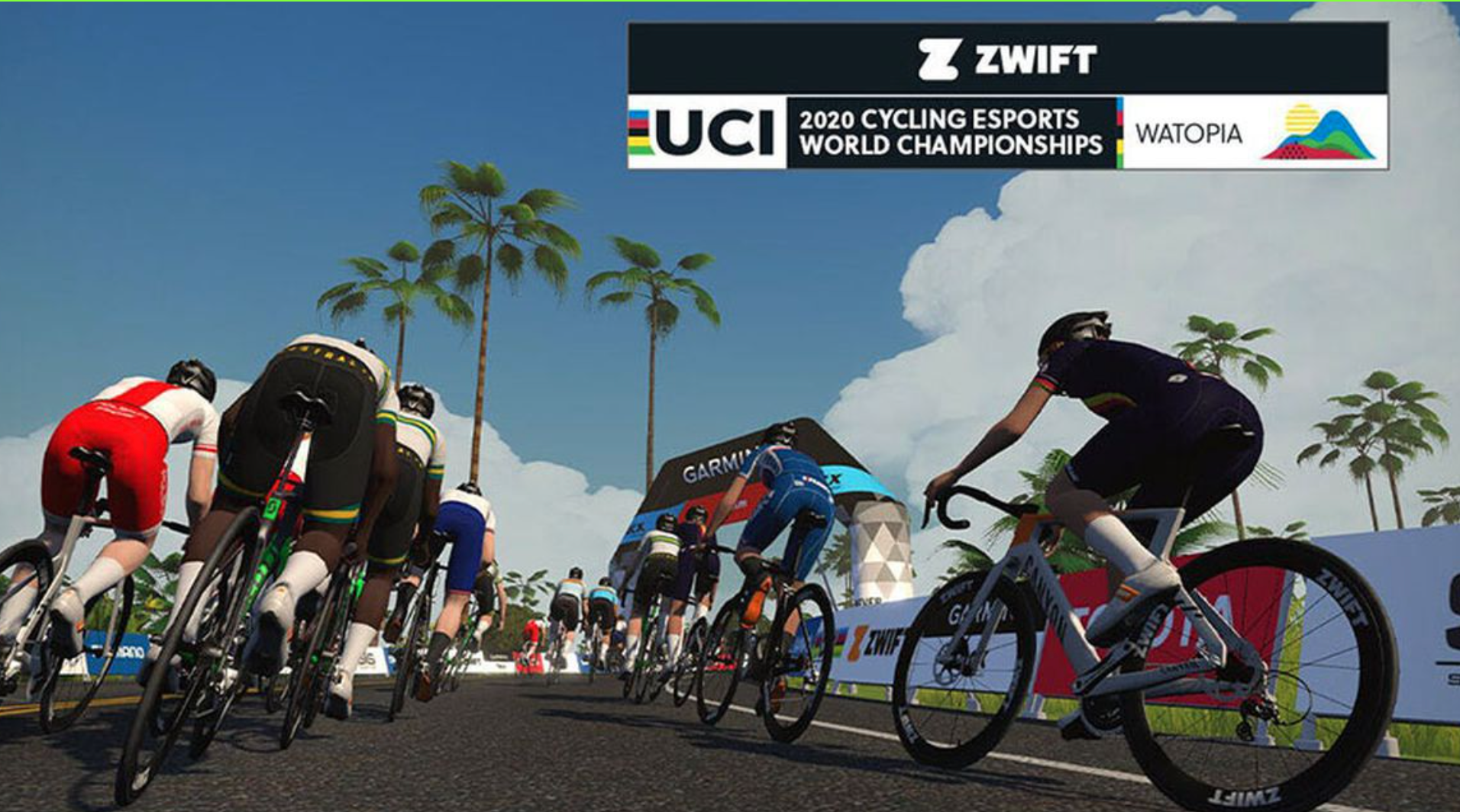 Now live Lionel Sanders competes in the UCI Cycling Esports World Championships on Zwift