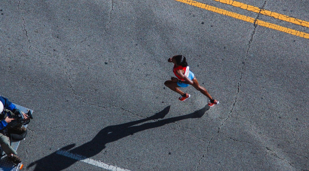 Leaning forward when running a good thing or better to avoid