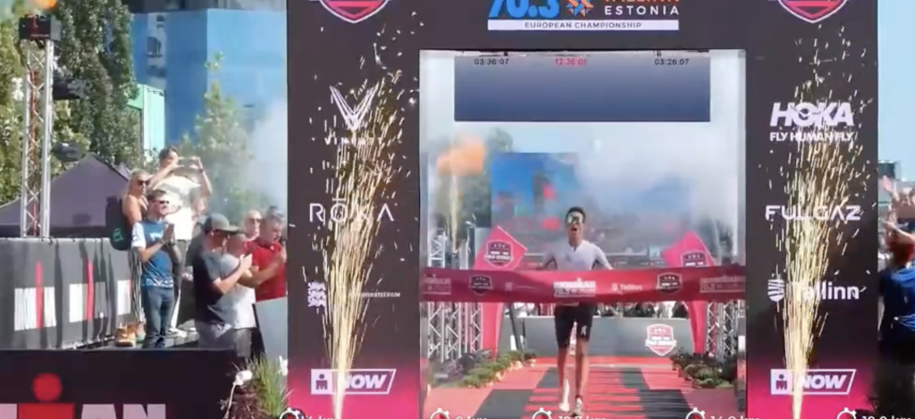 Greek Panagiotis Bitados surprises with spectacular victory Ironman 70.3 European Championships thumbnail